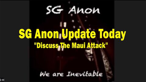 SG Anon Update Today: "Discuss The Maui Attack"