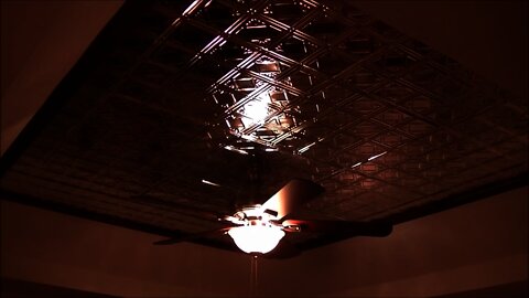 American Tin Ceilings review after install on our tray ceiling
