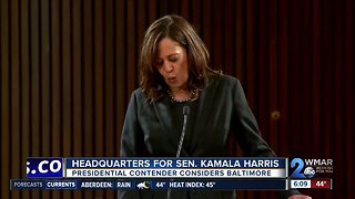 Kamala Harris looks to Baltimore as potential base of operations for presidential bid