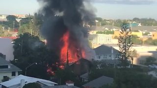 Apartment burns to ground in West Palm Beach