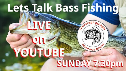 Let's Just Talk Bass Fishing TONIGHT! #bassfishing #summerheat