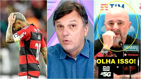 "ISSO É UM ESCULACHO! NÃO DÁ! Gente, o Sampaoli..." VEJA o que Mauro Cezar CRITICOU no Flamengo!