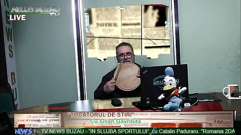 LIVE - TV NEWS BUZAU - TOCATORUL DE STIRI, cu Iulian Gavriluta. Azi despre mitingul din educatie…