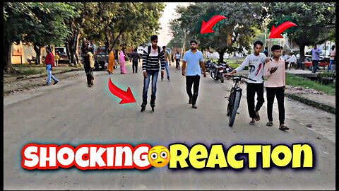 Boys Inline Skating In Public Place Reaction 🔥