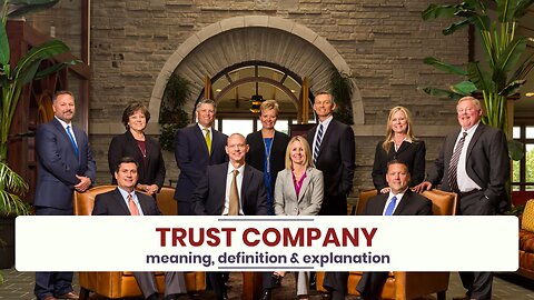 What is TRUST COMPANY?