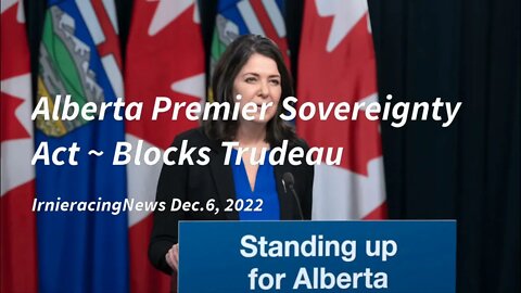 Alberta Premier Daniel Smith's New Sovereignty Act Blocks Trudeau | PPC Maxime Bernier Live