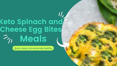 Keto Spinach and Cheese Egg Bites Recipe