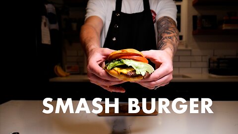 Wagyu Beef Smash Burger "SMASH THIS BURGER TO HELL!" - chef Tom Tom