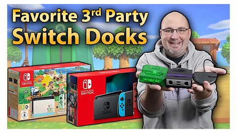Alternative 3rd Party Dock Options Designed for the Nintendo Switch!