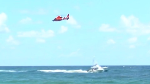 Search for boater overboard off of Lake Worth Inlet