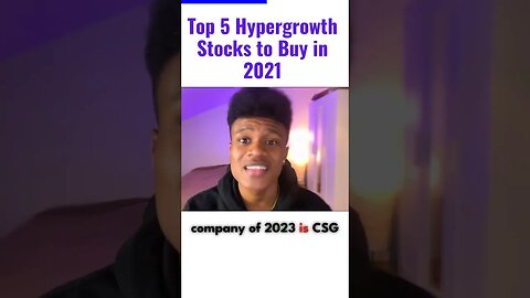 Hyper Growth Stocks to Buy in 2021