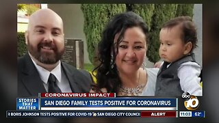 San Diego family tests positive for coronavirus