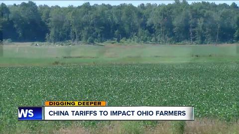 Ohio farmers, including Bernie Kosar, wait to see impact of China's new tariff on soybean imports