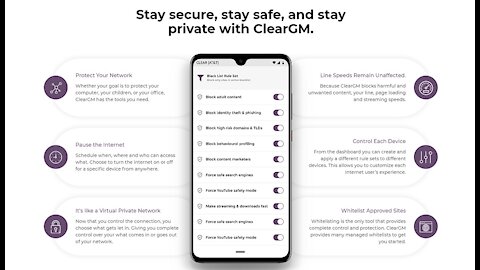 ClearGM - unparalleled protection for yourself and your family online