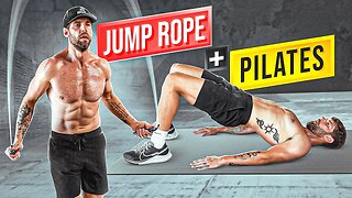15 Min Jump Rope + Pilates Workout For Weight Loss