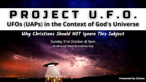 UFOs - What could they be? What does the Bible say about this topic?