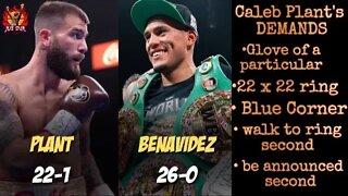 Caleb Plant's NEGOTIATION DEMANDS REVEALED by Jose Benavidez Sr EXCUSES or BOSS MOVES⁉️ #TWT