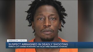 Suspect arraigned in deadly shooting