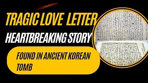 Tragic Love Letter Found in Ancient Korean Tomb The Heartbreaking Story of Eung Tae Lee and His Preg