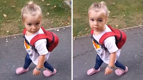 Little Girl Offers To Carry Her Tired Mom Without Hesitation