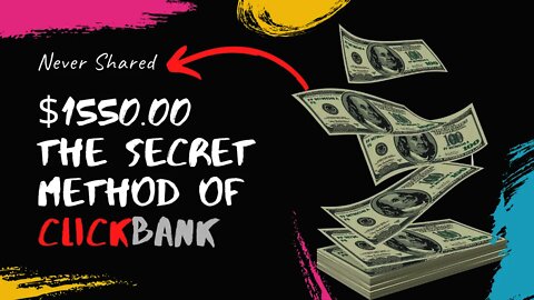 $1550 While You Sleep, The Hidden Secret Behind Clickbank Paid Traffic, Affiliate Marketing