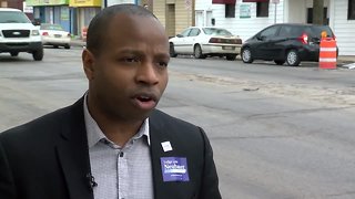 Alderman Cavalier Johnson discusses stabbing of parking enforcement officer