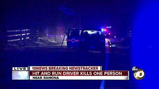Hit-and-run driver kills one person