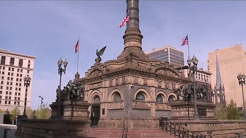 Cleveland's Soldiers and Sailors Monument launches NFL exhibit for draft weekend