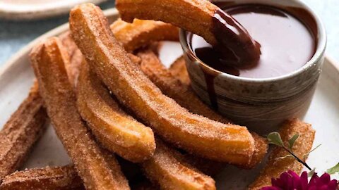 Churros & Hot Chocolate Recipe - Churros & Hot Chocolate Recipe ! 2021 😋😋😋😋😋😋