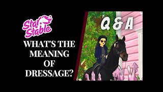 What's The Meaning Of DRESSAGE? Answering YOUR Questions! Star Stable Quinn Ponylord