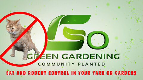 Cat and Rodent removal from Garden - Go Green Gardening