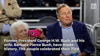 George and Barbara Bush Are Celebrating a Milestone No Other Presidential Couple Has Ever Reached