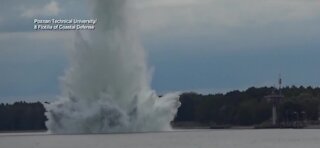 British WW2 bomb explodes in Poland yesterday