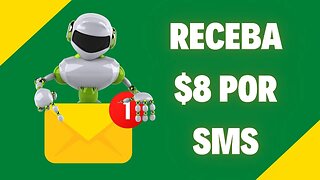 Receba $8,00 Por SMS Com Esse Robô Gratuito (DINHEIRO NO PAYPAL) Ganhar Dinheiro Online