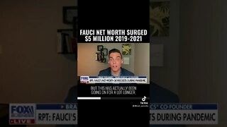 😳 WTF? Fauci's net worth SURGED $5 million during pandemic