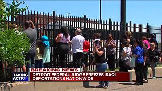 Detroit federal judge orders national freeze on Iraqi deportations