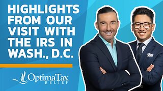 Optima’s Visit with The IRS – 5,000 New Agents, Strategic Operating Plan, & more.