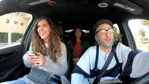 Old Man Uber Driver Raps Crazy!