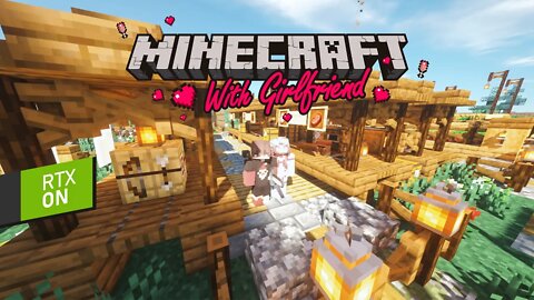 Decorating The Villager Trading Centre | Minecraft with Girlfriend • Day 18