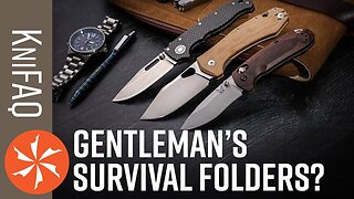 KnifeCenter FAQ #93: Leather Vs Kydex + Gentleman’s Survival Knives?
