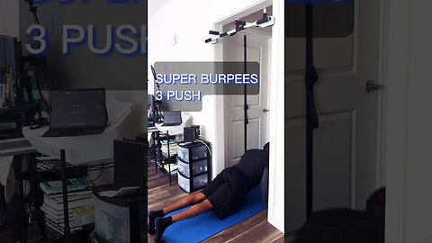 FTM: 15 Minute Super Burpee 3 Push with Pull Up Weekend Workout