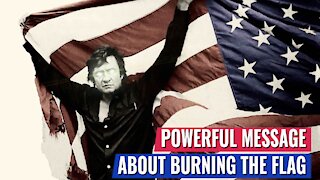 WATCH THIS POWERFUL MESSAGE FROM JOHNNY CASH ABOUT BURNING THE AMERICAN FLAG