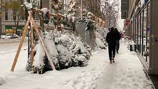 New York City Live: Morning Snow in Flatiron District ❄️