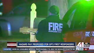 Hazard pay proposed for Overland Park first responders