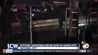 Handcuffed woman escapes from National City police officers
