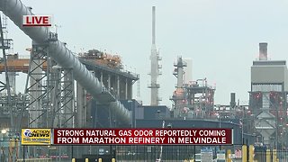 Strong gas odor in metro Detroit coming from Marathon refinery, officials say