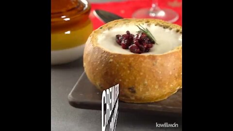 Cheese Cream with Blueberries