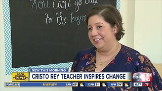 Inspirational Tampa science teacher takes on motherly role for her students