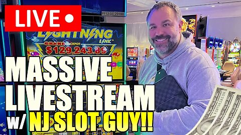 🔴IT’S THAT TIME AGAIN! LIVE MASSIVE SLOT PLAY WITH NJ SLOT GUY!!