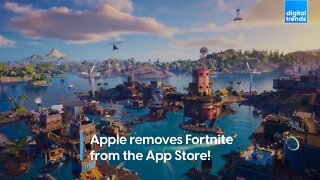 Apple removes Fortnite from the App Store!